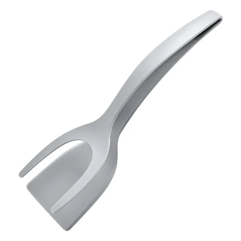 2 in 1 Nylon Spatula Egg Tongs Meat Spatula Tongs Pancake Tongs Kitchen Accessories Cooking Tools