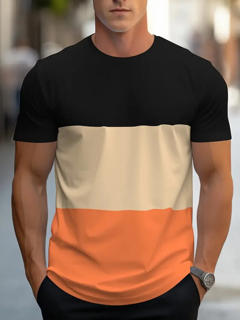 Nueva camiseta de verano de moda para hombre