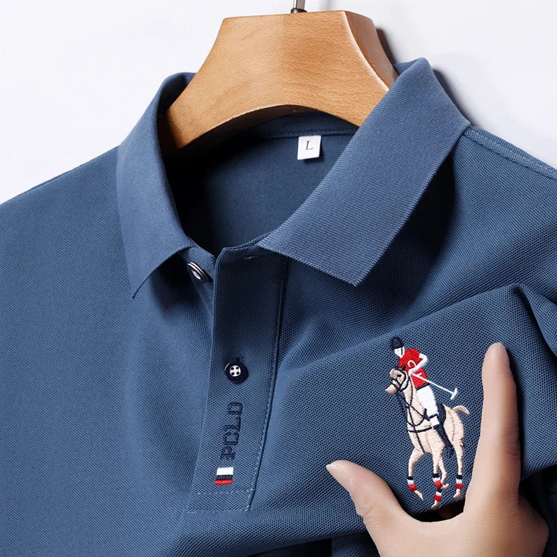 Camisa tipo polo de manga corta
