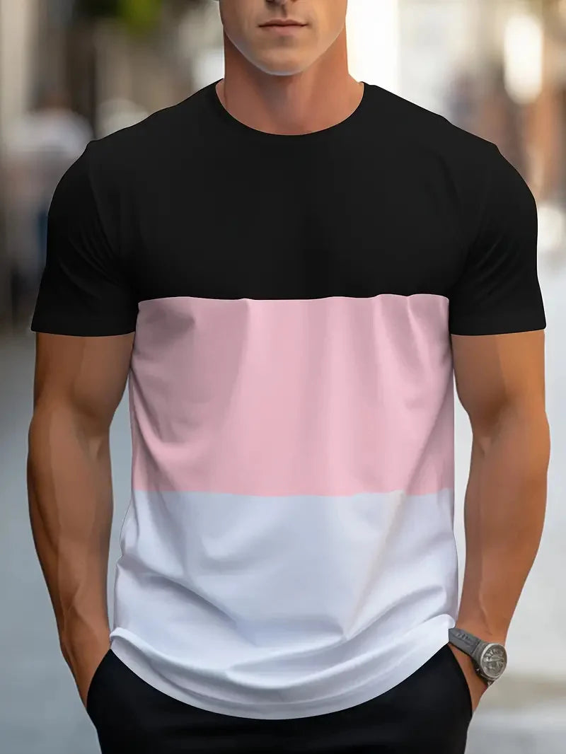 Nueva camiseta de verano de moda para hombre