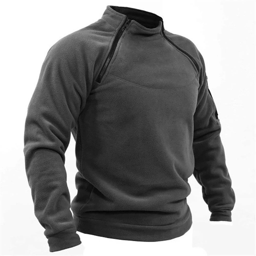 Chaqueta polar táctica para exteriores para hombre