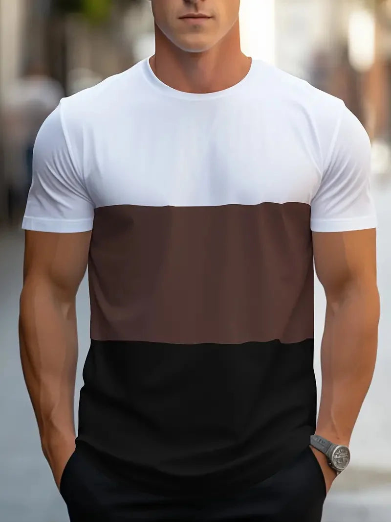 Nueva camiseta de verano de moda para hombre
