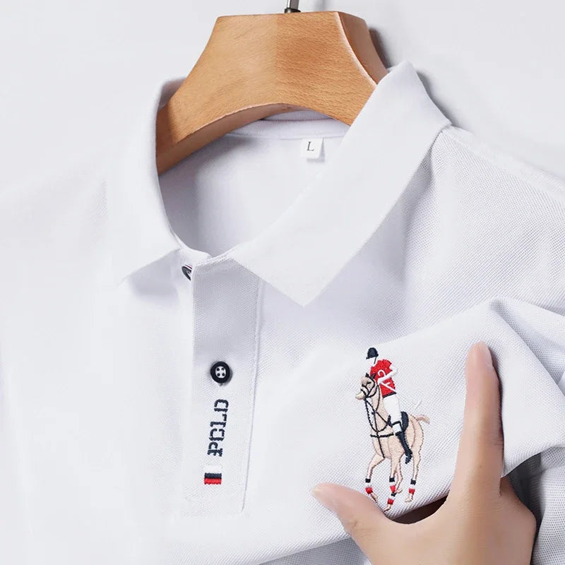 Camisa tipo polo de manga corta