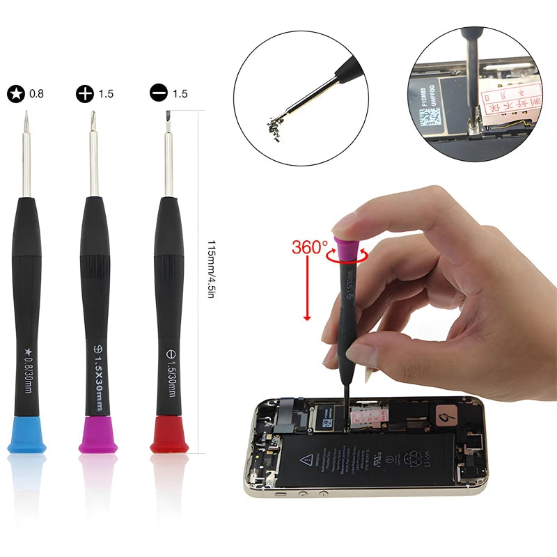 Kits de herramientas de reparación y desmontaje de pantalla de apertura de teléfono