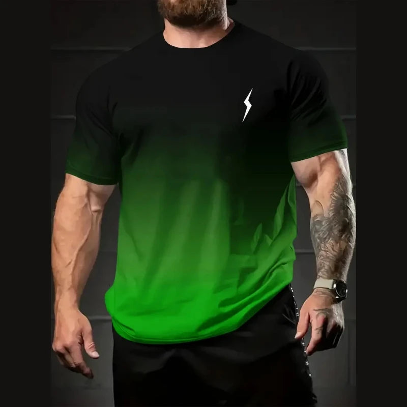 Camiseta de hombre con degradado