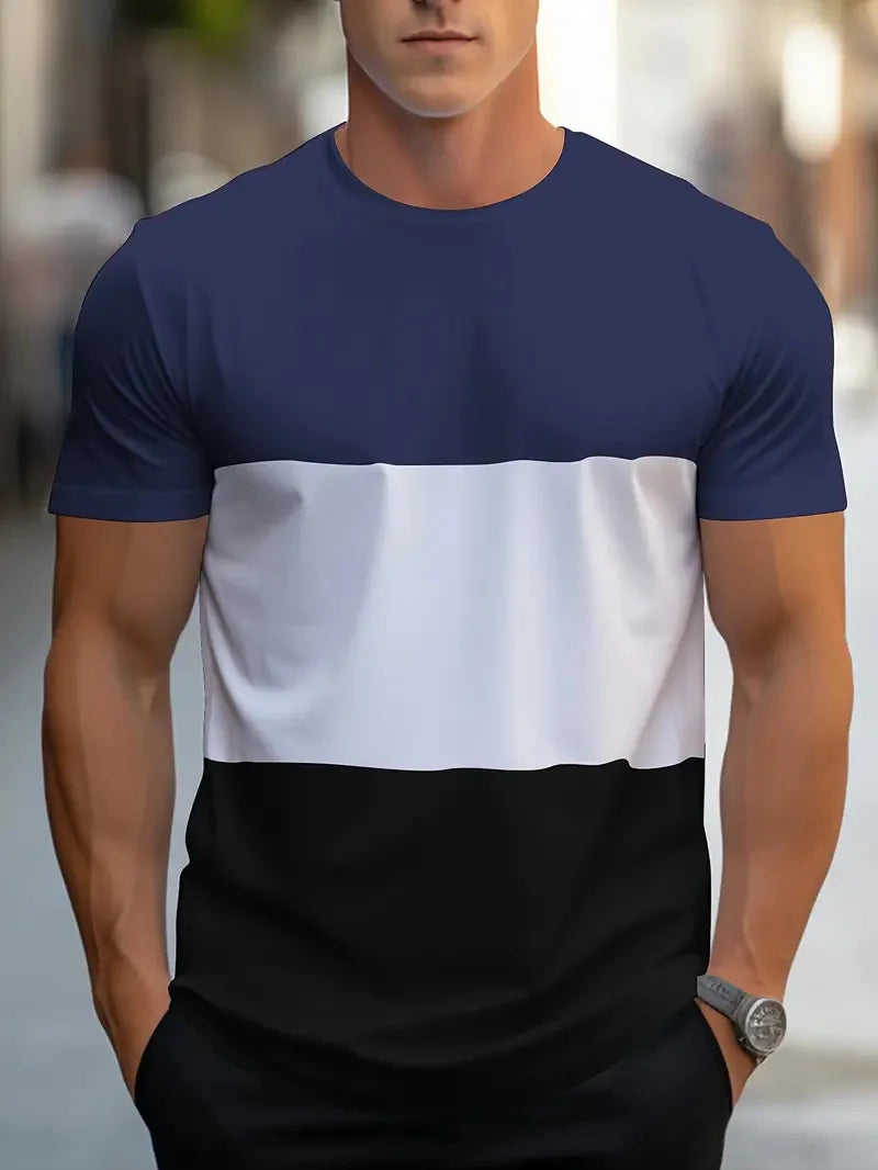 Nueva camiseta de verano de moda para hombre