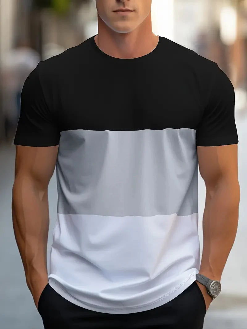 Nueva camiseta de verano de moda para hombre
