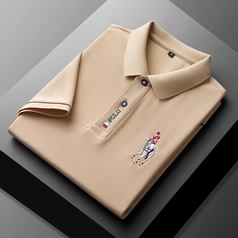 Camisa tipo polo de manga corta