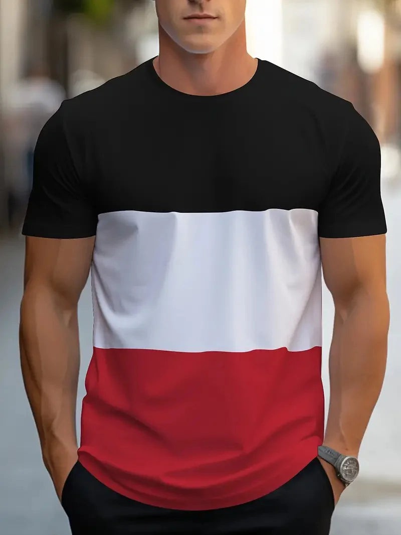 Nueva camiseta de verano de moda para hombre