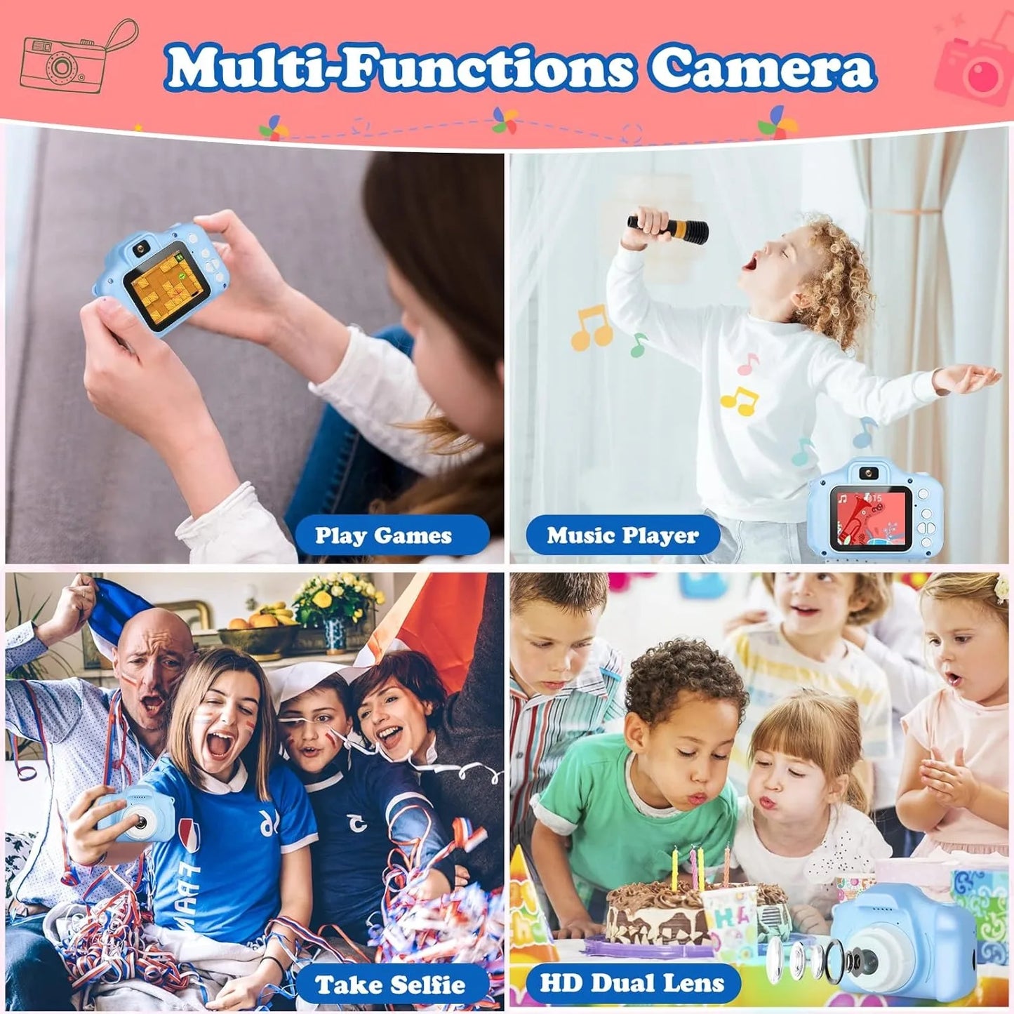 Mini cámara para niños X2
