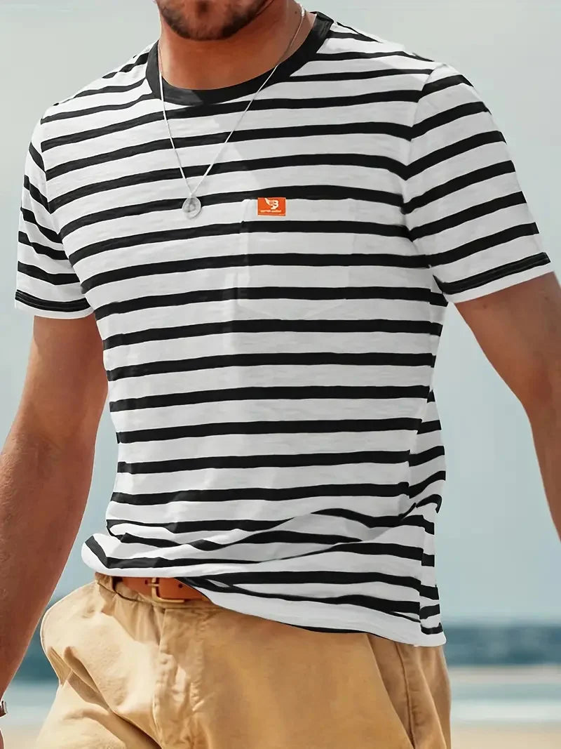 Nueva camiseta de verano de moda para hombre