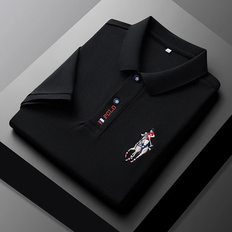 Camisa tipo polo de manga corta