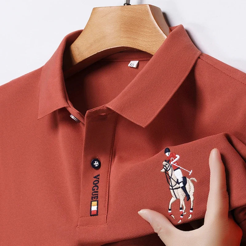 Camisa tipo polo de manga corta