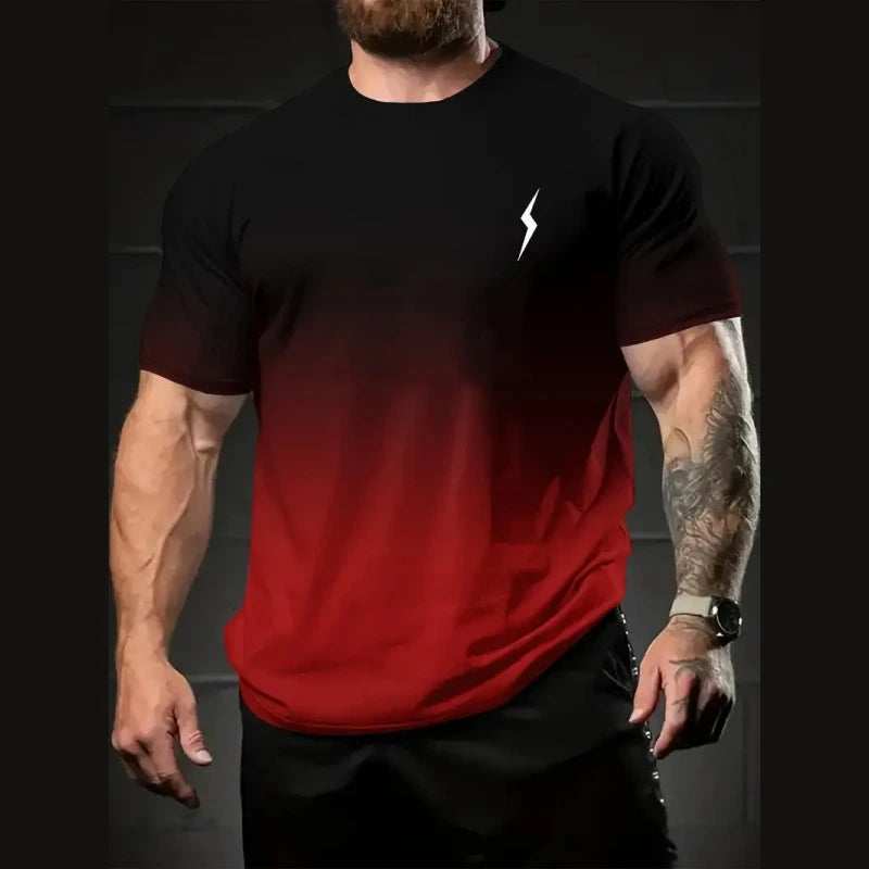 Camiseta de hombre con degradado