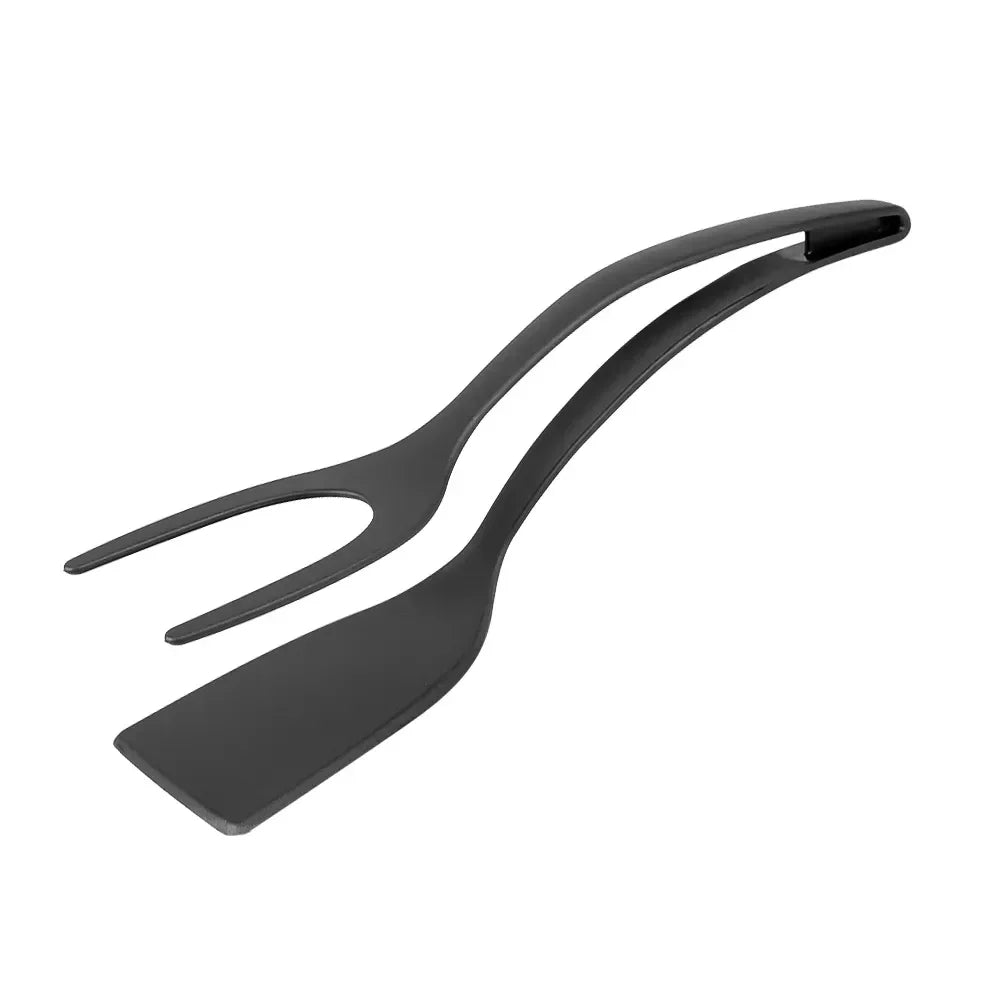 2 in 1 Nylon Spatula Egg Tongs Meat Spatula Tongs Pancake Tongs Kitchen Accessories Cooking Tools