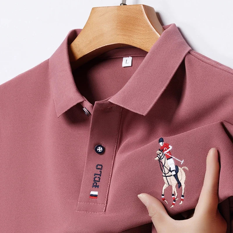Camisa tipo polo de manga corta