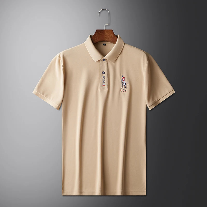 Camisa tipo polo de manga corta