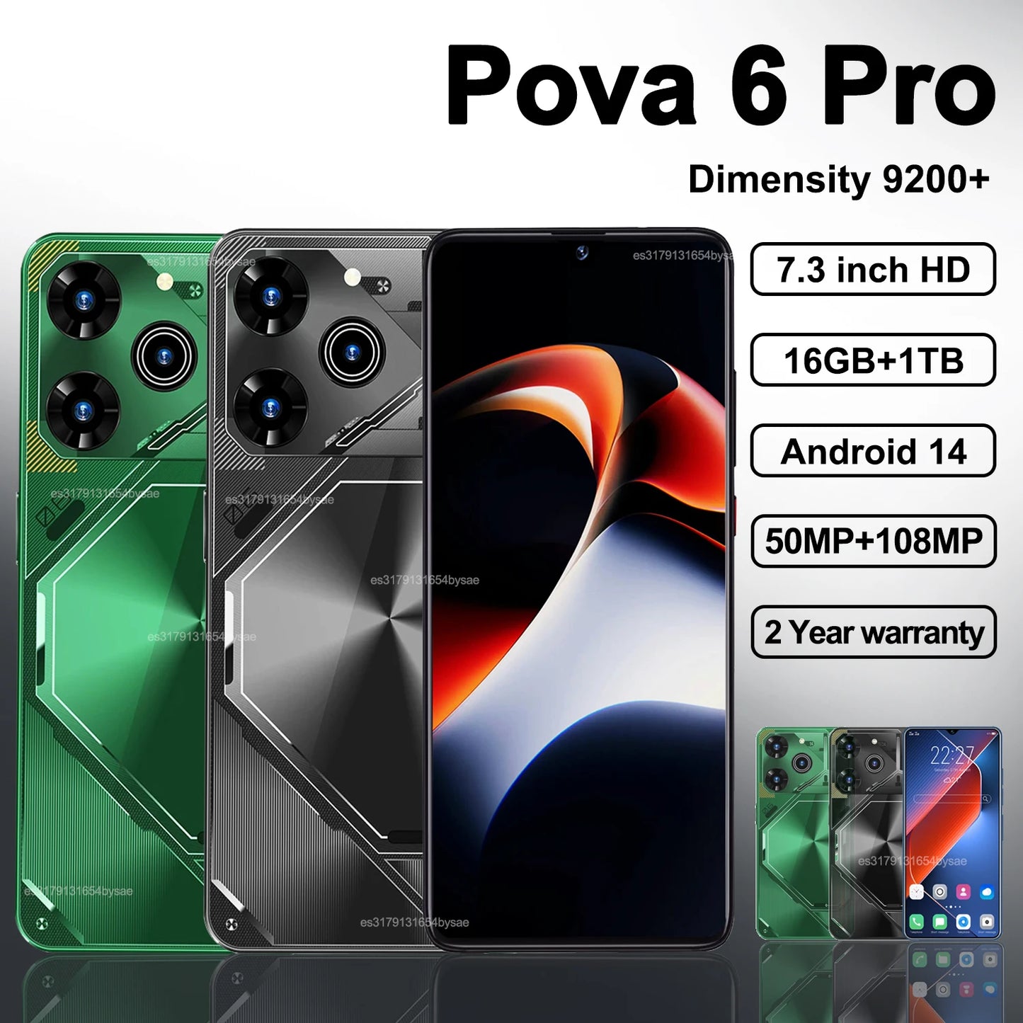 Teléfono inteligente Pova 6 Pro original 5G