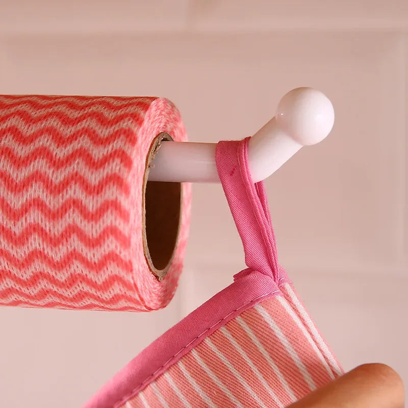 Kitchen Paper Roll Holder Cabinet Rag Hanging Holder Towel Hanger Toilet Paper Holders Rack Bar Shelf Tissue Holder