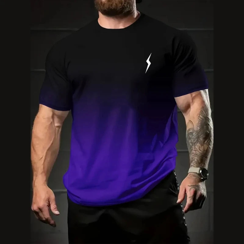 Camiseta de hombre con degradado