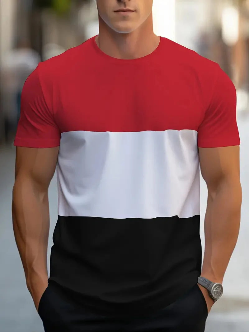 Nueva camiseta de verano de moda para hombre