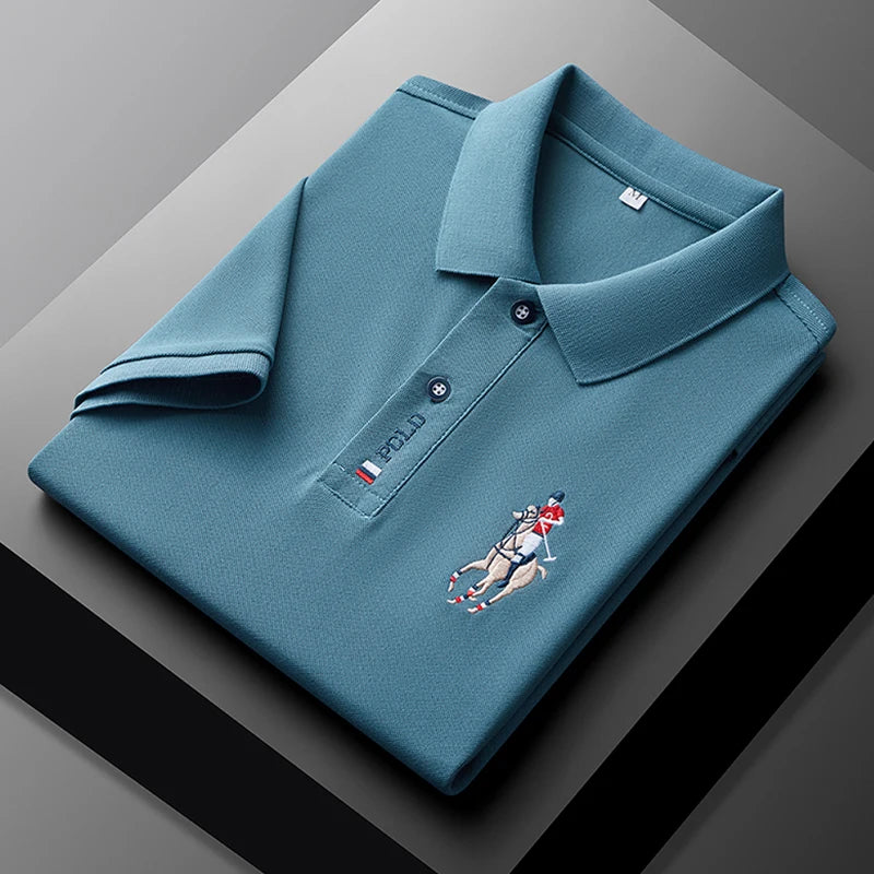 Camisa tipo polo de manga corta