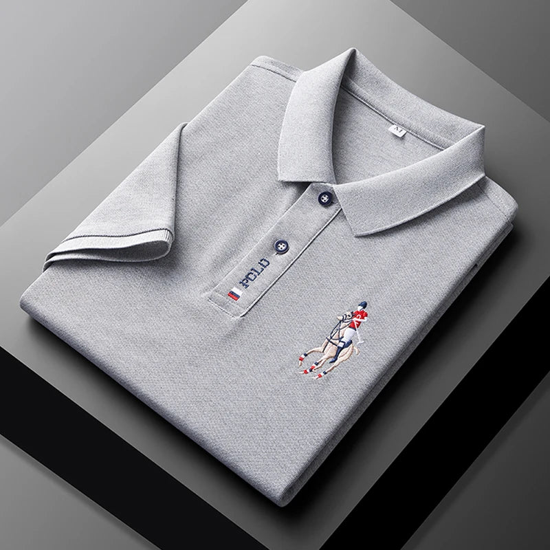 Camisa tipo polo de manga corta