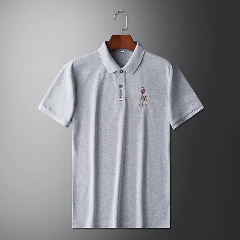 Camisa tipo polo de manga corta