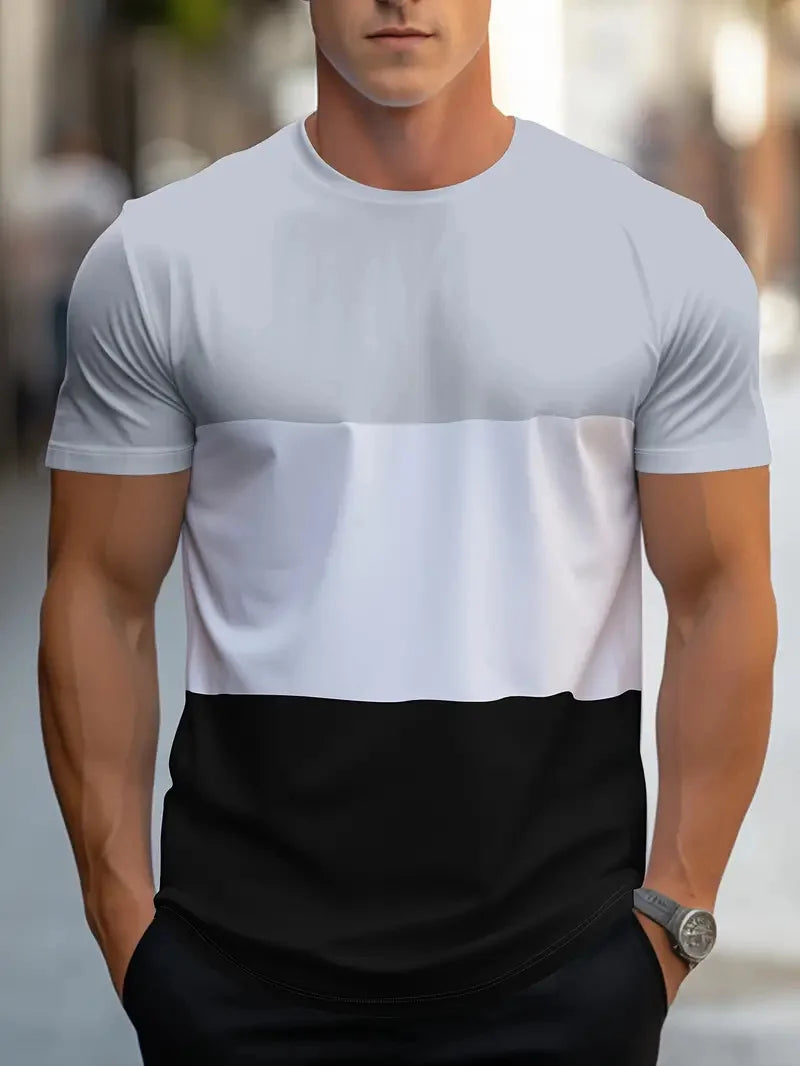 Nueva camiseta de verano de moda para hombre