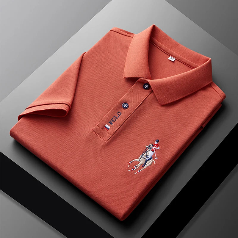 Camisa tipo polo de manga corta