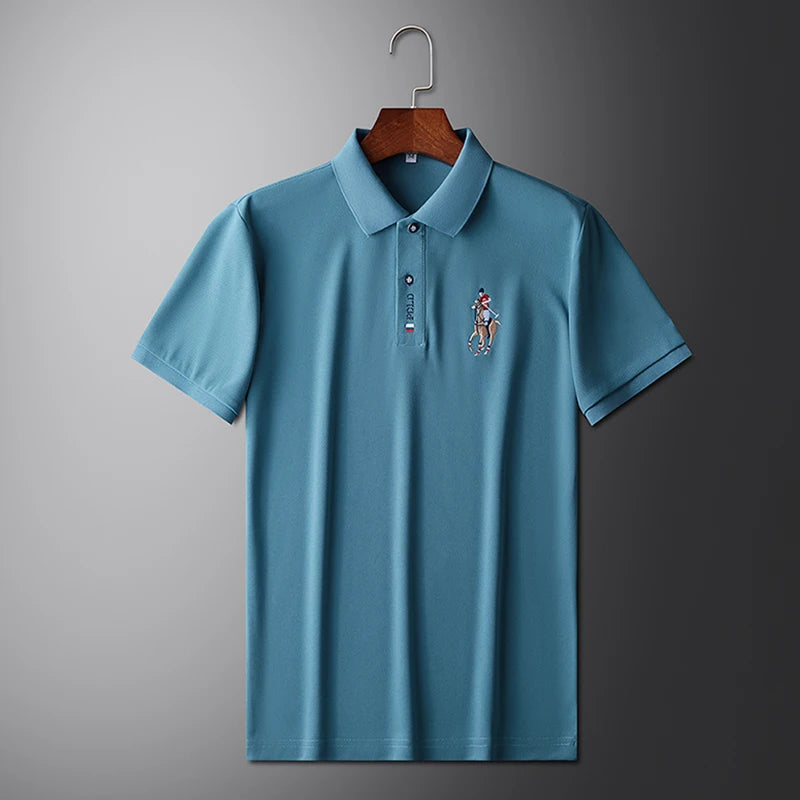 Camisa tipo polo de manga corta