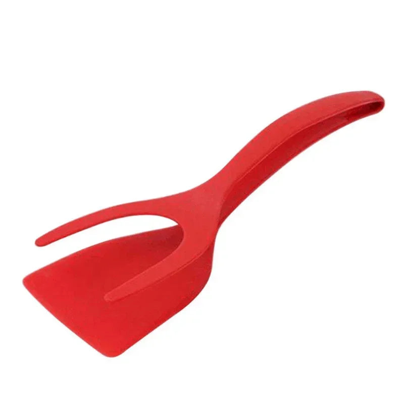 2 in 1 Nylon Spatula Egg Tongs Meat Spatula Tongs Pancake Tongs Kitchen Accessories Cooking Tools