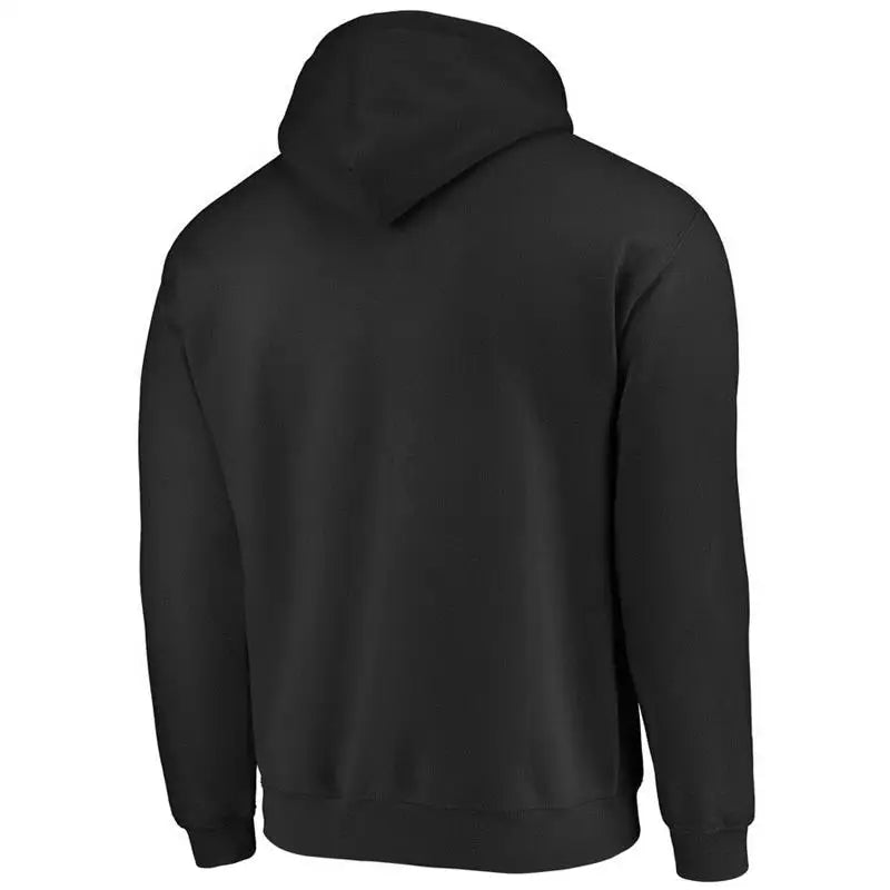 Sudadera con capucha y bolsillo con cuello redondo para hombre