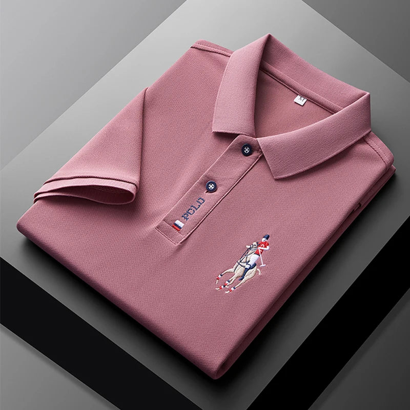Camisa tipo polo de manga corta