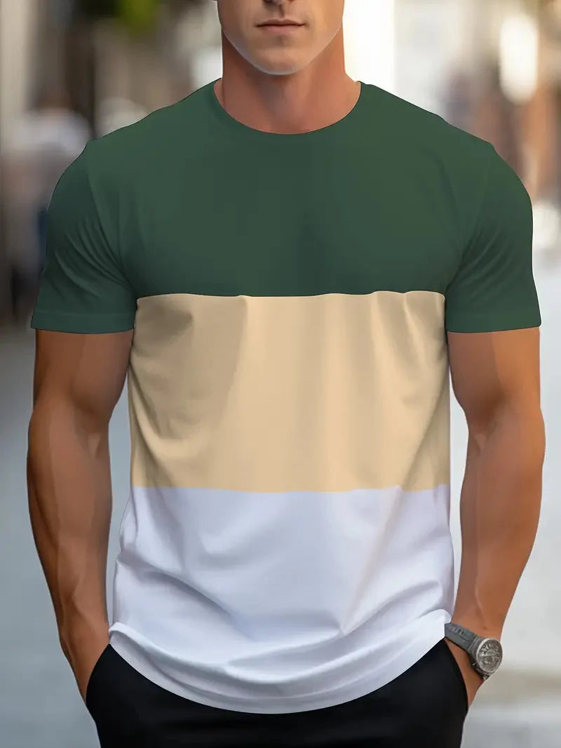 Nueva camiseta de verano de moda para hombre