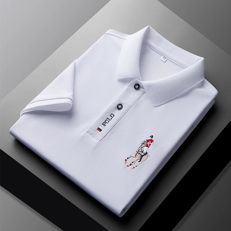 Camisa tipo polo de manga corta