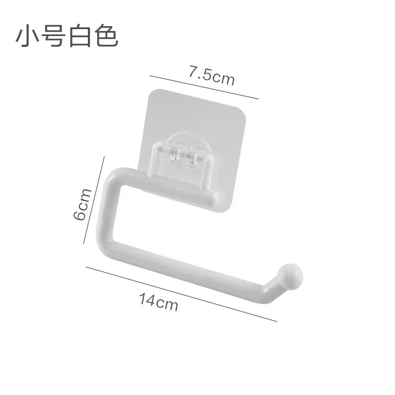 Kitchen Paper Roll Holder Cabinet Rag Hanging Holder Towel Hanger Toilet Paper Holders Rack Bar Shelf Tissue Holder