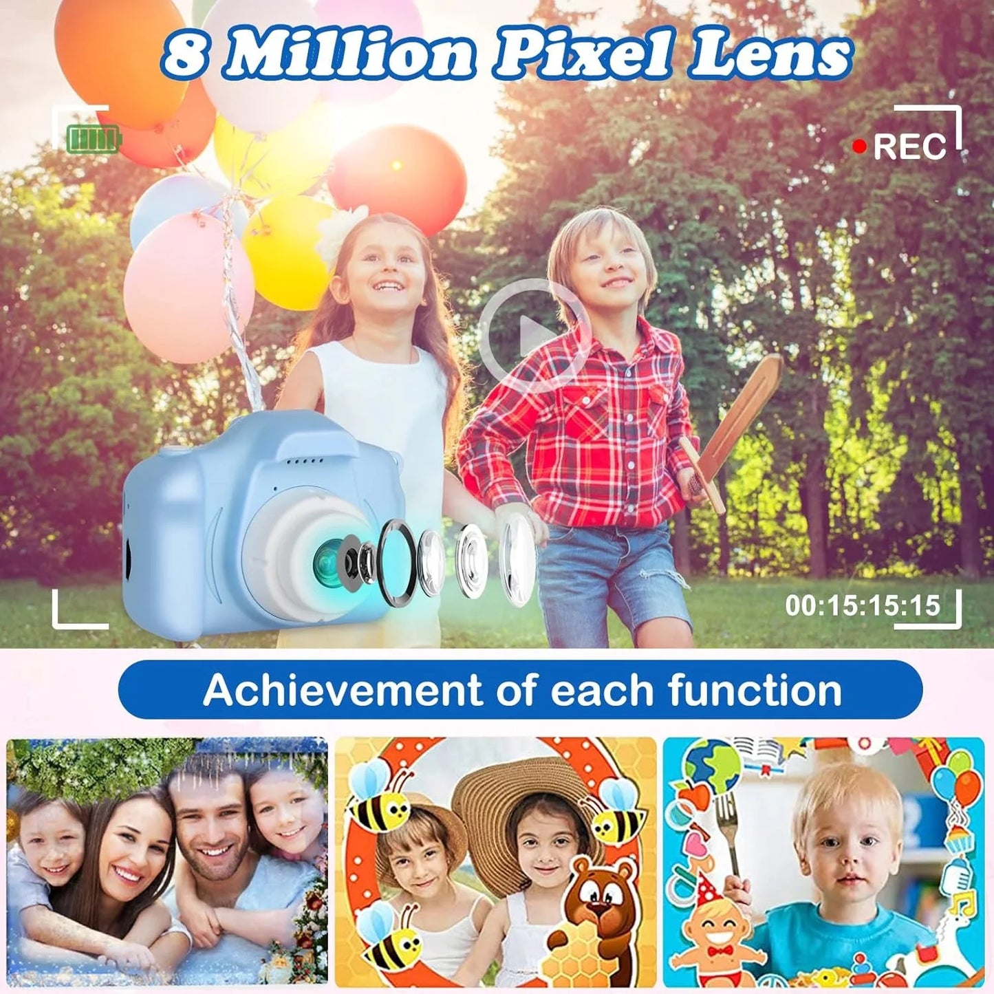 Mini cámara para niños X2