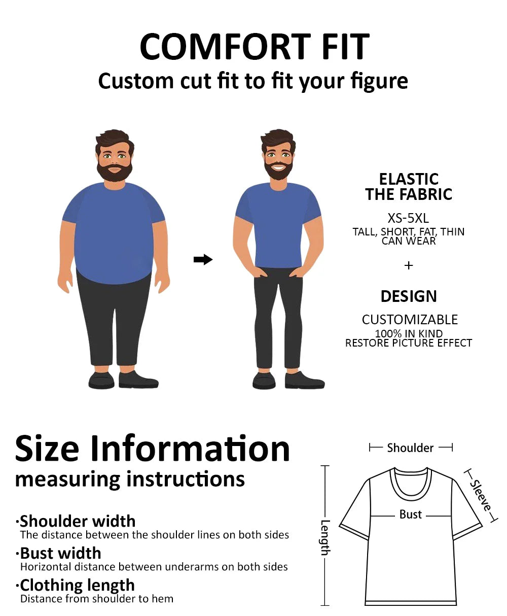 Camiseta de hombre con degradado
