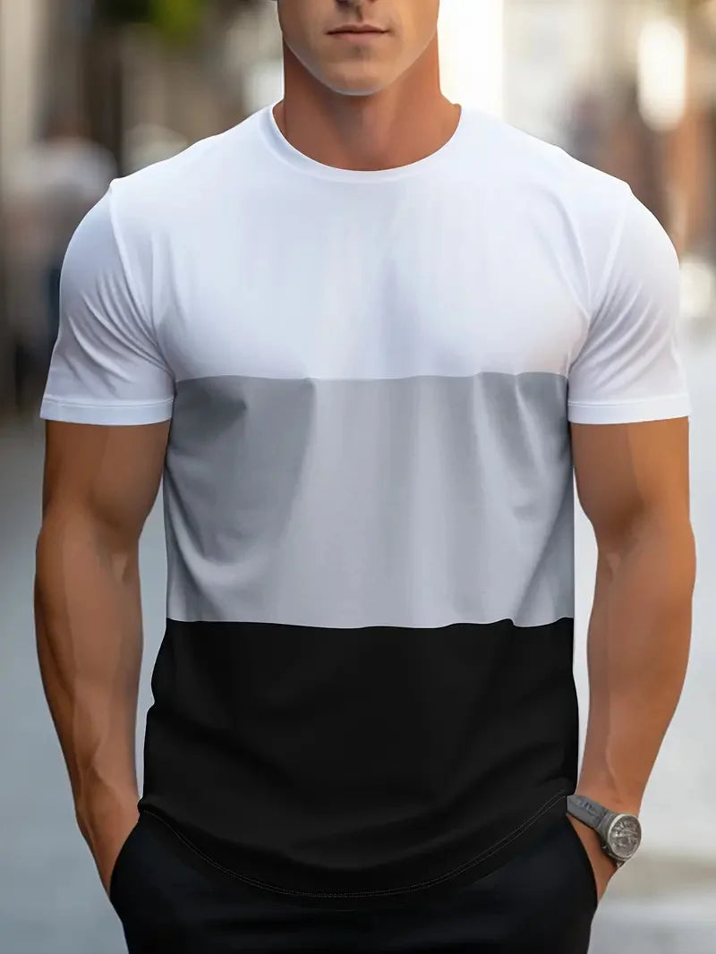 Nueva camiseta de verano de moda para hombre
