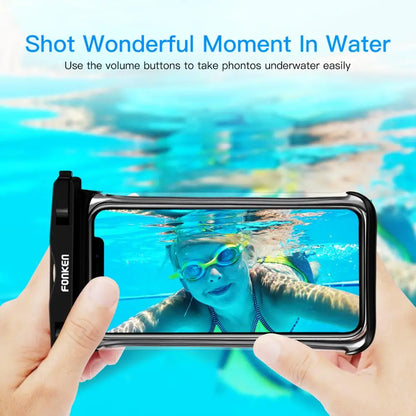 Estuche impermeable de vista completa para teléfono