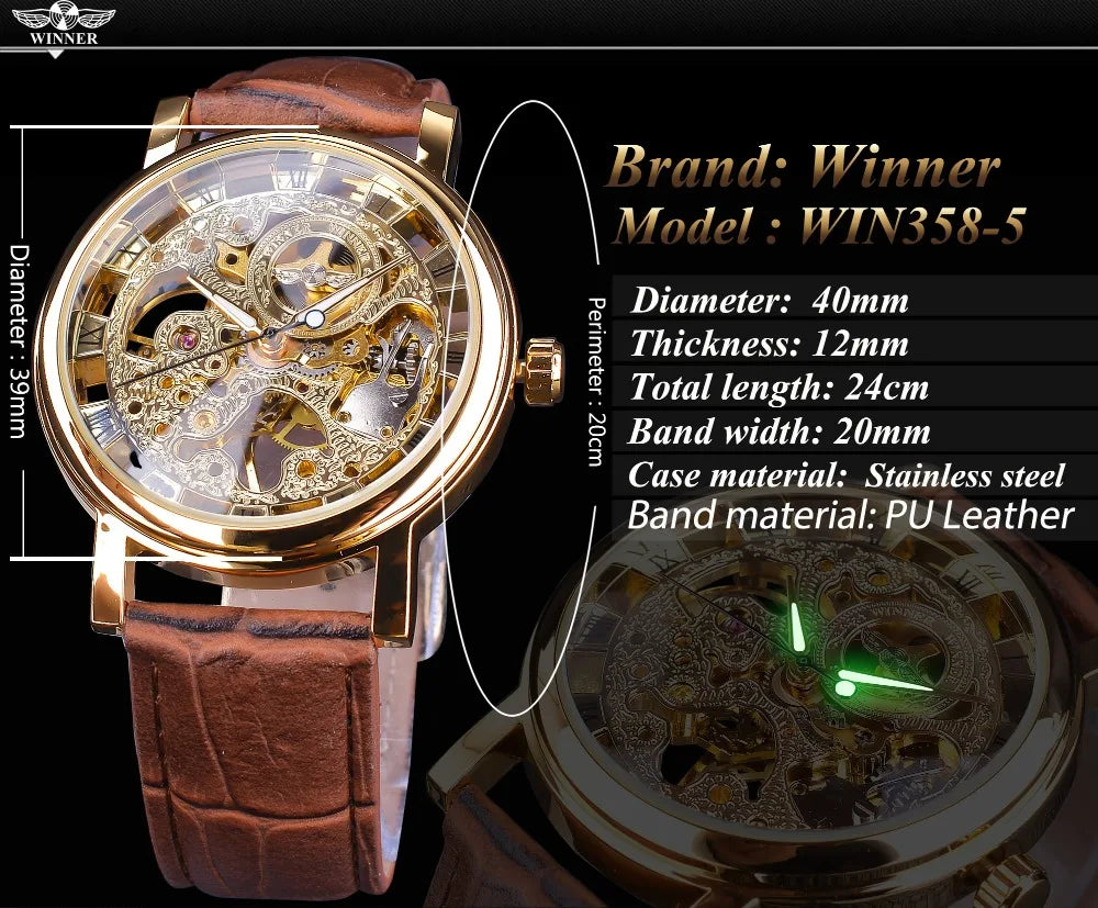 Winner - Reloj de pulsera para hombre