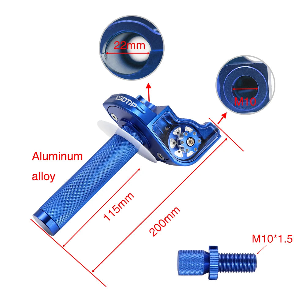 ZSDTRP 22 mm Universal CNC Aluminio Acelerador