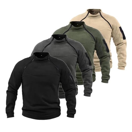 Chaqueta polar táctica para exteriores para hombre