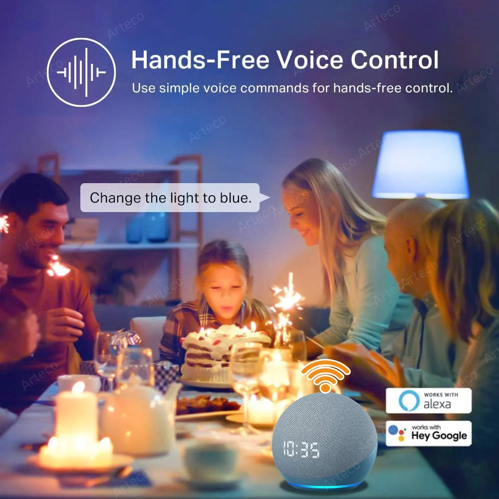 Tuya Wifi Smart Light Bulbs RGB WW CW 15W 18W E27 Zigbee Led Bulb Smart Home Tuya Zigbee Lamp Alexa Smart Lamp For Google Home