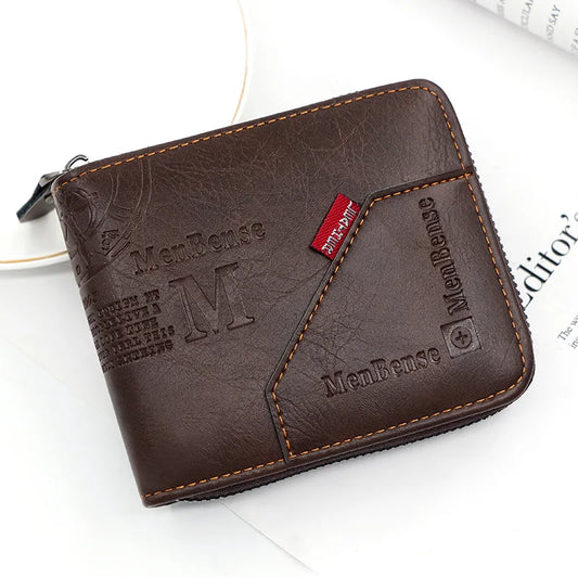 Cartera para hombre hecha de piel