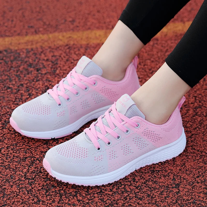 Zapatillas de correr transpirables para mujer,