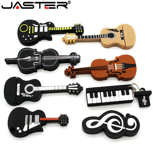 Memoria USB JASTER con 8 estilos de instrumentos musicales