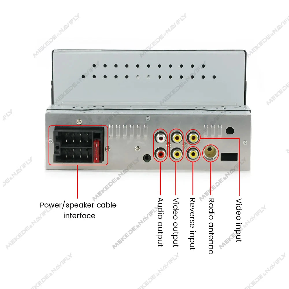 Radio estéreo universal para coche Navifly ND2 de 1 DIN