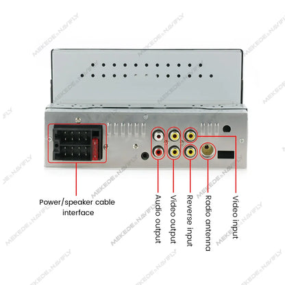 Radio estéreo universal para coche Navifly ND2 de 1 DIN